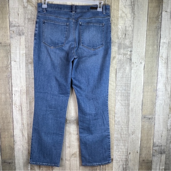 Lee Size 8 Petite Classic Fit 1889 Straight Leg Blue Medium Wash Jeans - Picture 2 of 14